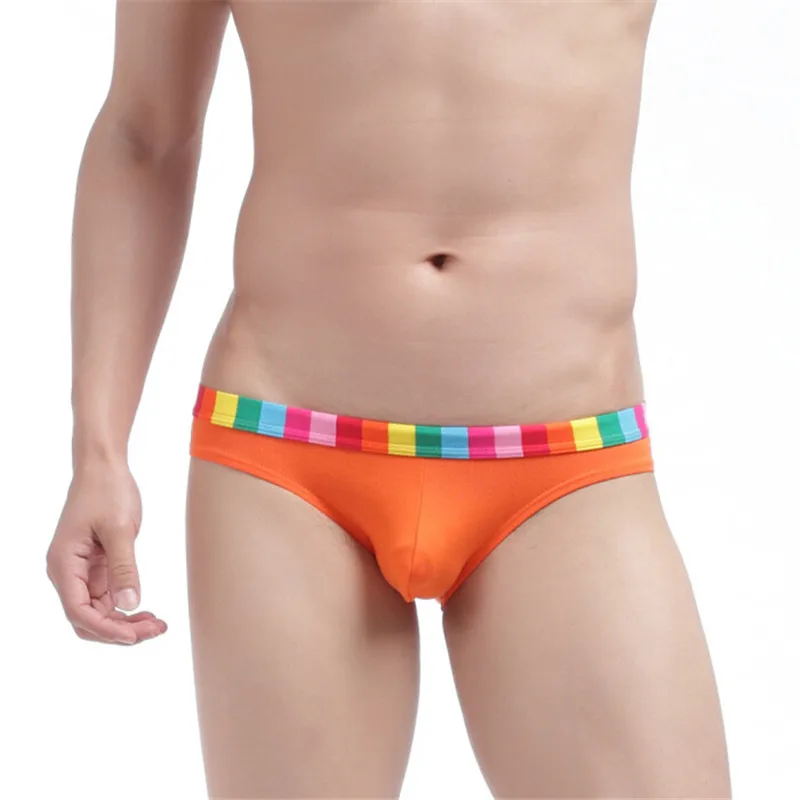 Men's Underwear Cotton Rainbow Briefs Sexy Gay Men Underwear Camouflage Cueca Briefs Gay Penis Pouch Men Underwear 8 Colors Men's Underwear Cotton Rainbow Briefs Sexy Gay Men Underwear Camouflage Cueca Briefs Gay Penis Pouch Men Underwear 8 Colors