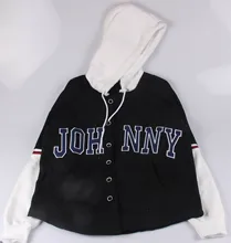 Kpop Bts Hoodies Harajuku  Letters False 2-in-1 Patchwork Jung Kook Same Style Autumn Hiphop Korean Hoodie Sweatshirt