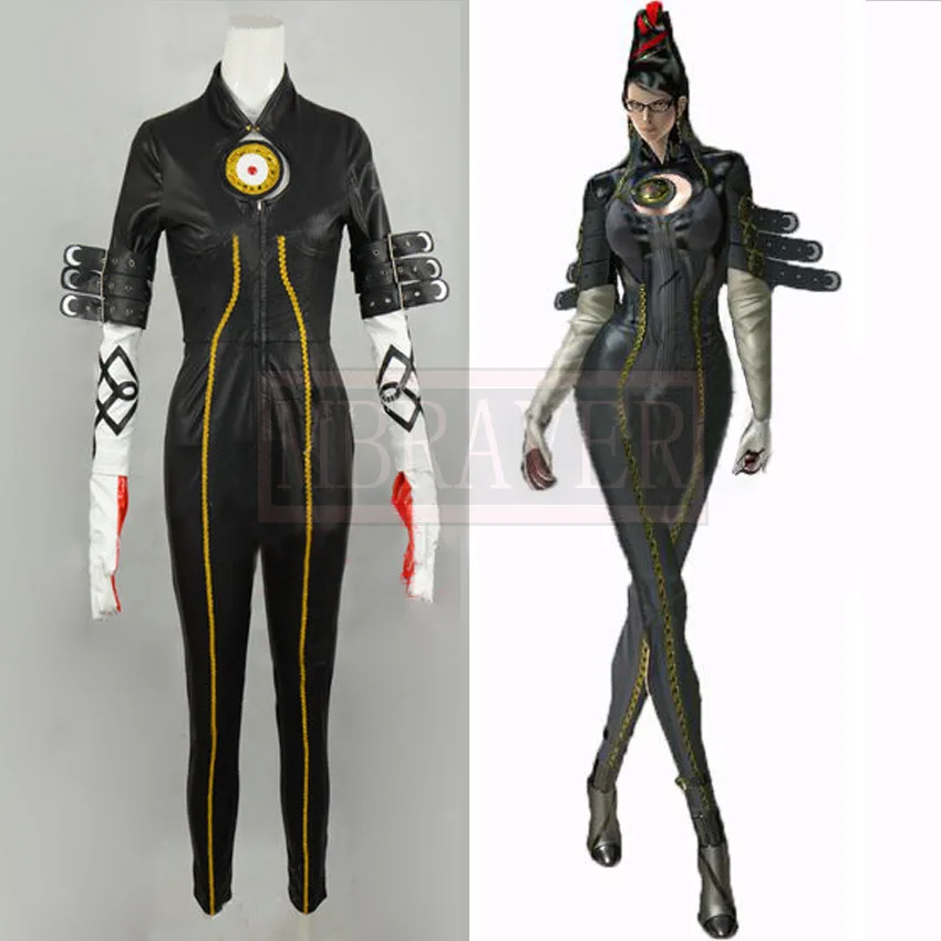 

Bayonetta Girls Black Jumpsuit Cosplay Costume