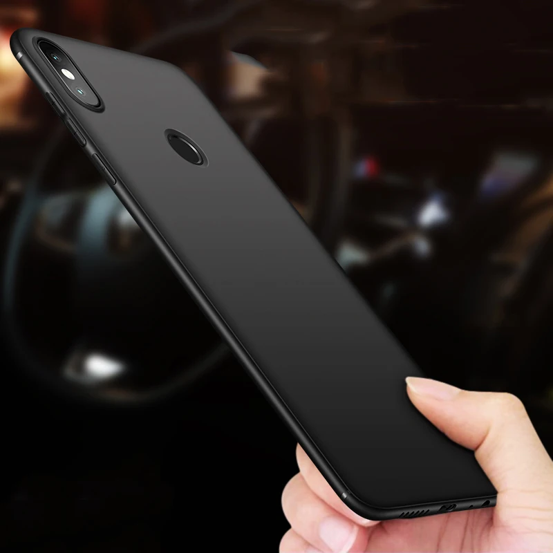 MUCHI-For-Xiaomi-Redmi-Note-6-Pro-Case-Simple-Slim-Matte-Soft-Silicone-Back-Cover-For