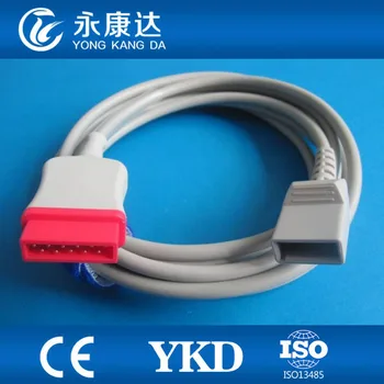 

GE-marqutte IBP Utah transducer adapter cable for patient monitor with medical TPU,CE&ISO13485,free shipping!