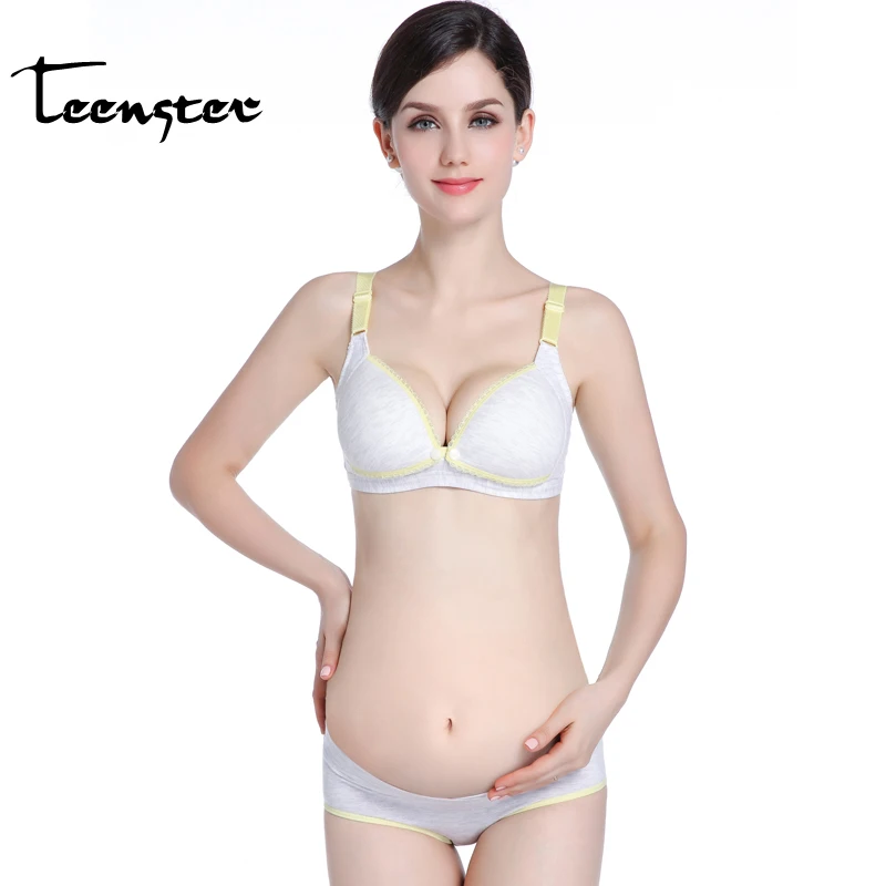 Breastfeeding Bra Nursing Bra&Panties Sets Breastfeeding Maternity Wire