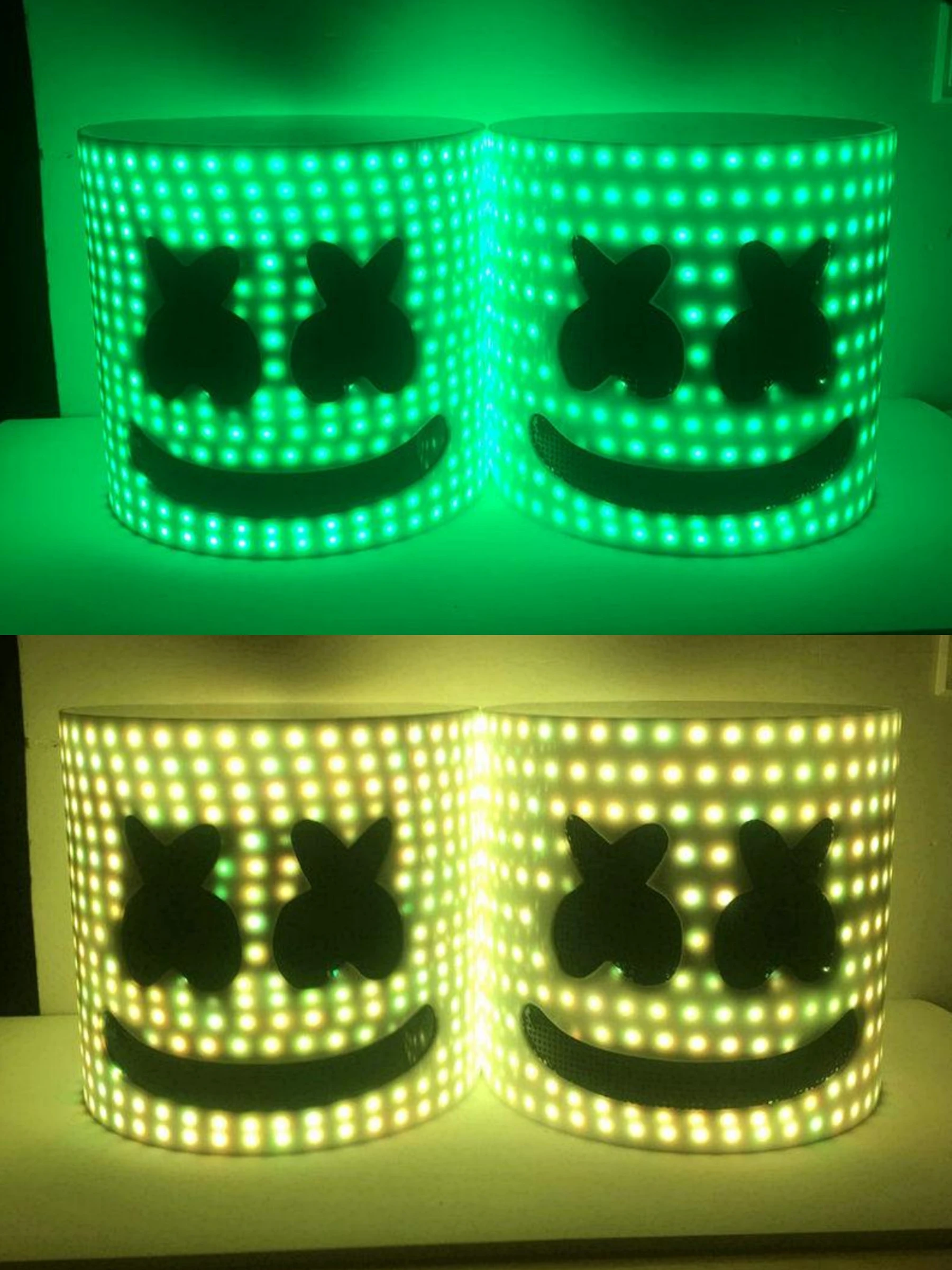 

mask marshmello LED Helmet stage show dance performance