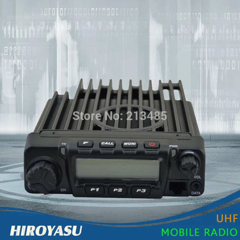 HIROYASU MH-370U UHF 400-490 MHz 45 ватт 200 каналов мобильное Радио Автомобильная радиостанция