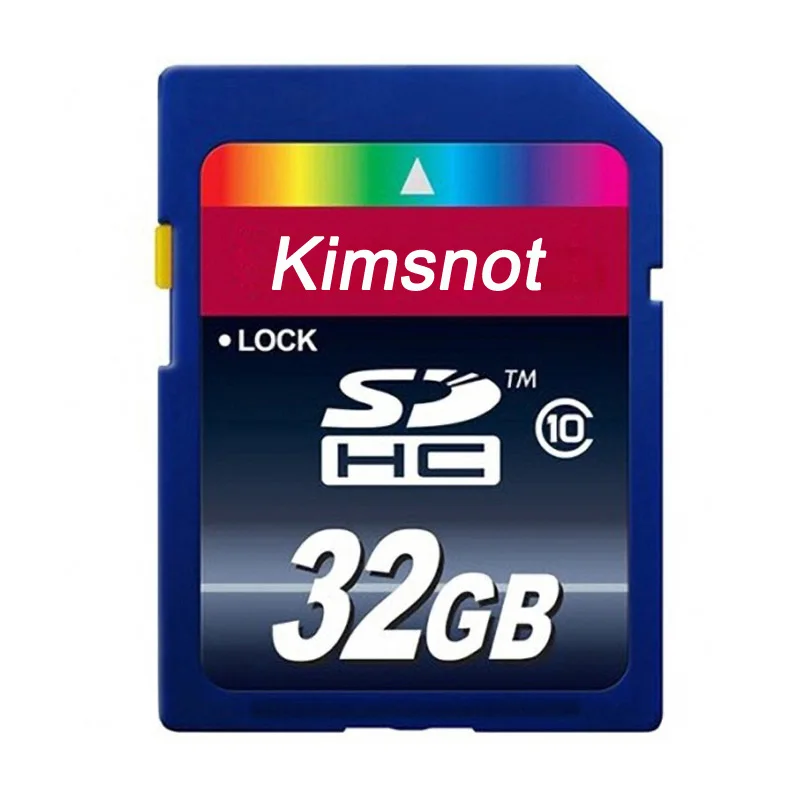Kimsnot 64 Гб sd-карта 8 ГБ 16 ГБ 32 ГБ карта памяти высокая скорость класс 10 флэш SDHC SDXC карта C10 для DSLR камеры реальная емкость