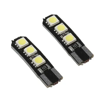 

TOYL 2*Error foree Canbus LED 6 SMD White Car Tail Light Lamp Bulb