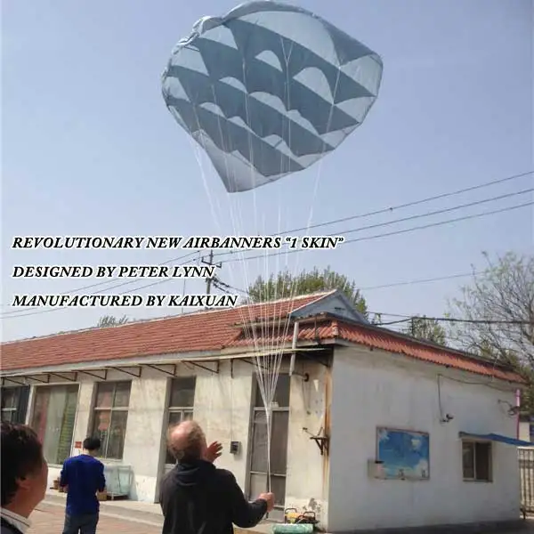 3 SQM Peterlynn one skin kite, Lifter, Pilot kite from Kaixuan kite factory