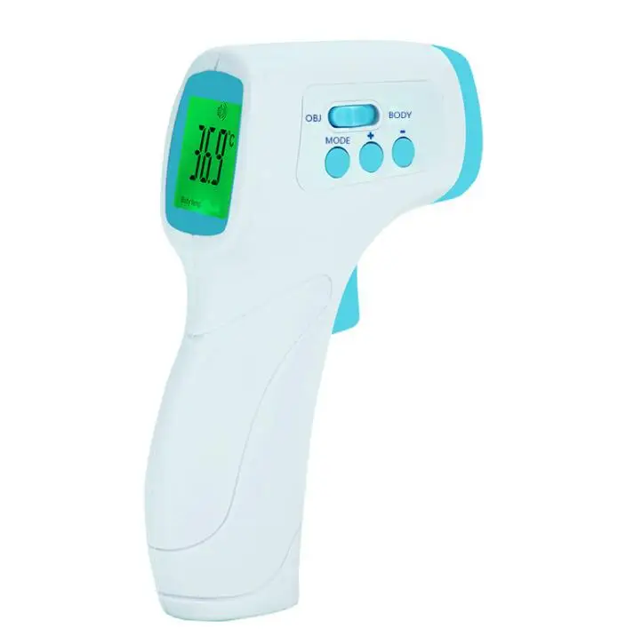 

2017 Wholesale Baby/Adult Digital Termomete Infrared Forehead Body Thermometer Gun Non-contact Temperature Measurement Device