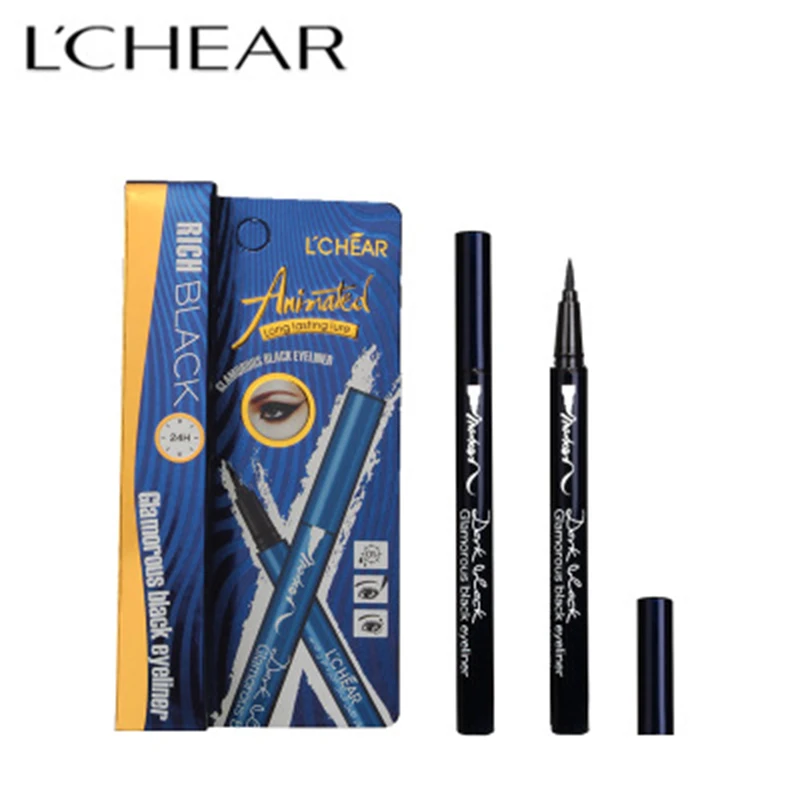 LCHEAR Brand Black Long lasting Waterproof Liquid Eyeliner Eye Liner