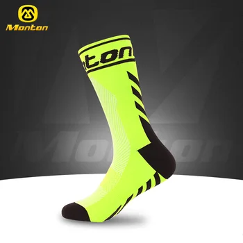

Unisex Lycra Cycling Team Socks 2016 High Elasticity Outdoor Sports Wearproof Bike Socks Deodorization Breathable