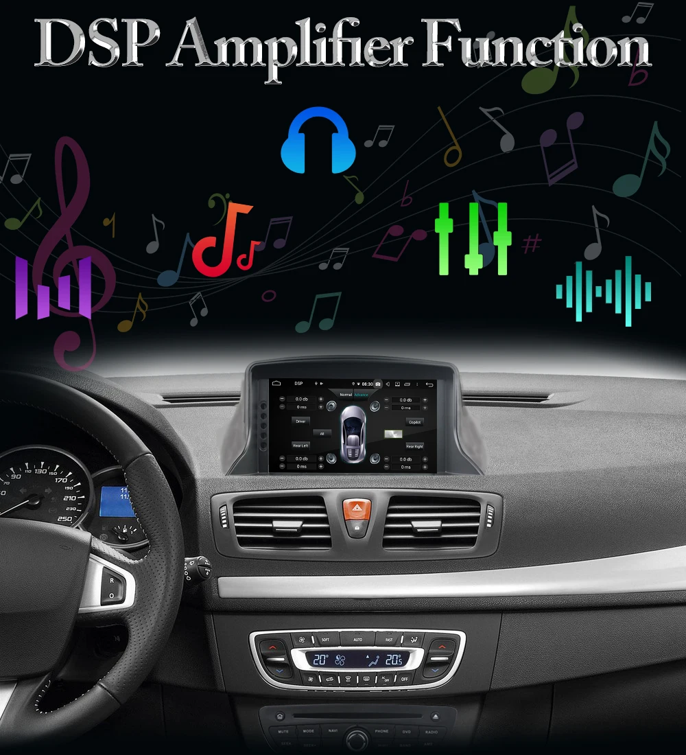 Flash Deal Owtosin Car Radio Multimedia Video Player Navigation GPS Android 9.0 For Renault Megane III Fluence 2009-2016 Car 4GB RAM 6