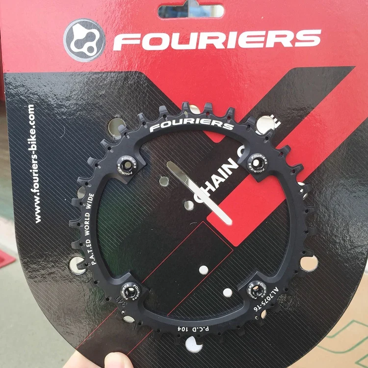 Fouriers CR-DX003-AH одноцепное кольцо для велосипеда, Р. С. Д. 104 мм 34 Т 4 мм, узкоширокие зубья
