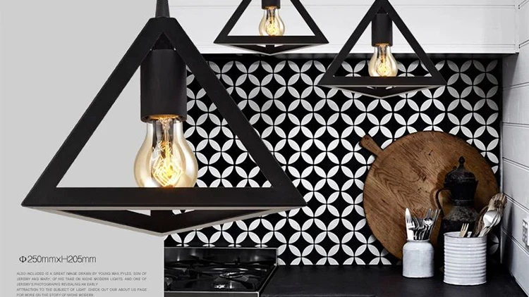 Free shipping triangle cone new modern minimalist ...