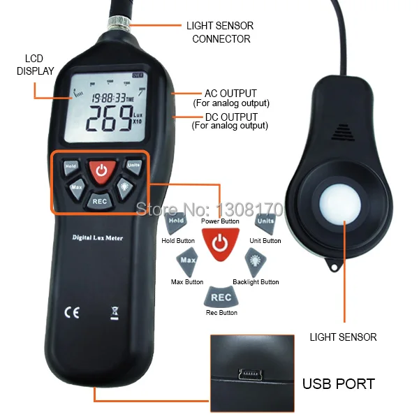 4-Innovative-life-Lux-meter-LUX-29-parts