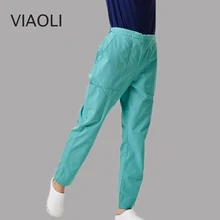 VIAOLI, Новое поступление, Хирургическая Одежда, ручная стирка, брюки для мужчин и женщин, доктор, медсестры, брюки, хлопок, лабораторные брюки, XS-4XL