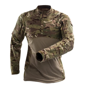 

Military Mens Camouflage Tactical T Shirt Long Sleeve Brand Cotton Breathable Combat Frog shirt Men Training Shirts S-3XL