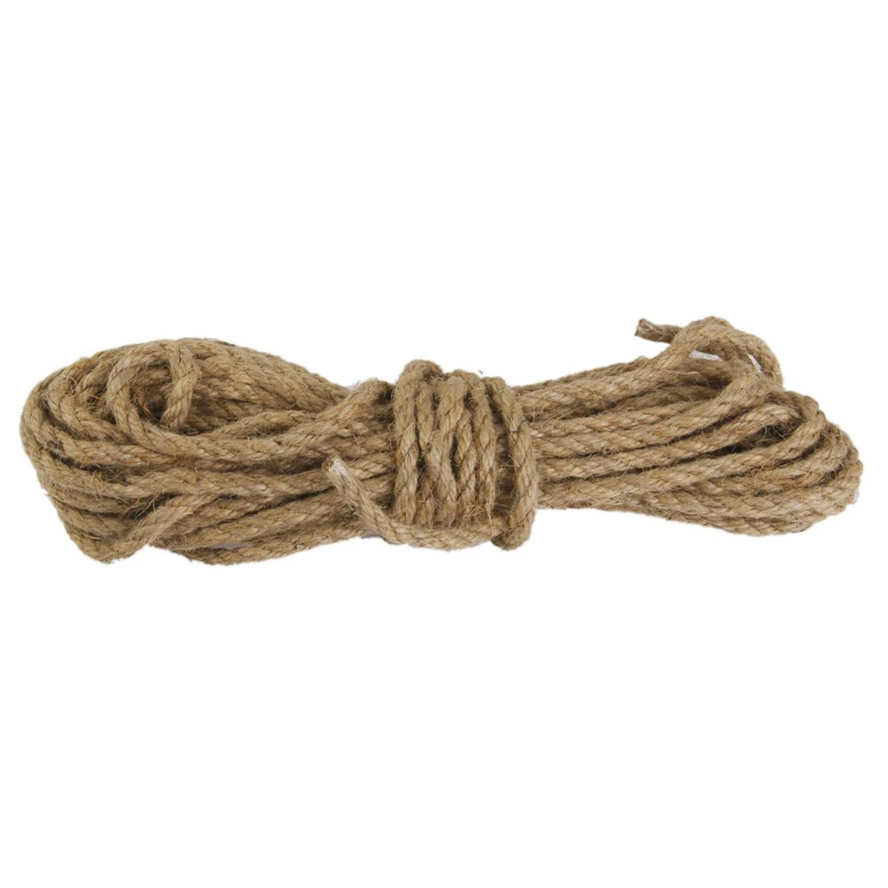 6 мм * 10 м пеньковая веревка джутовой веревкой DIY Craft шпагат украшение|jute rope|rope