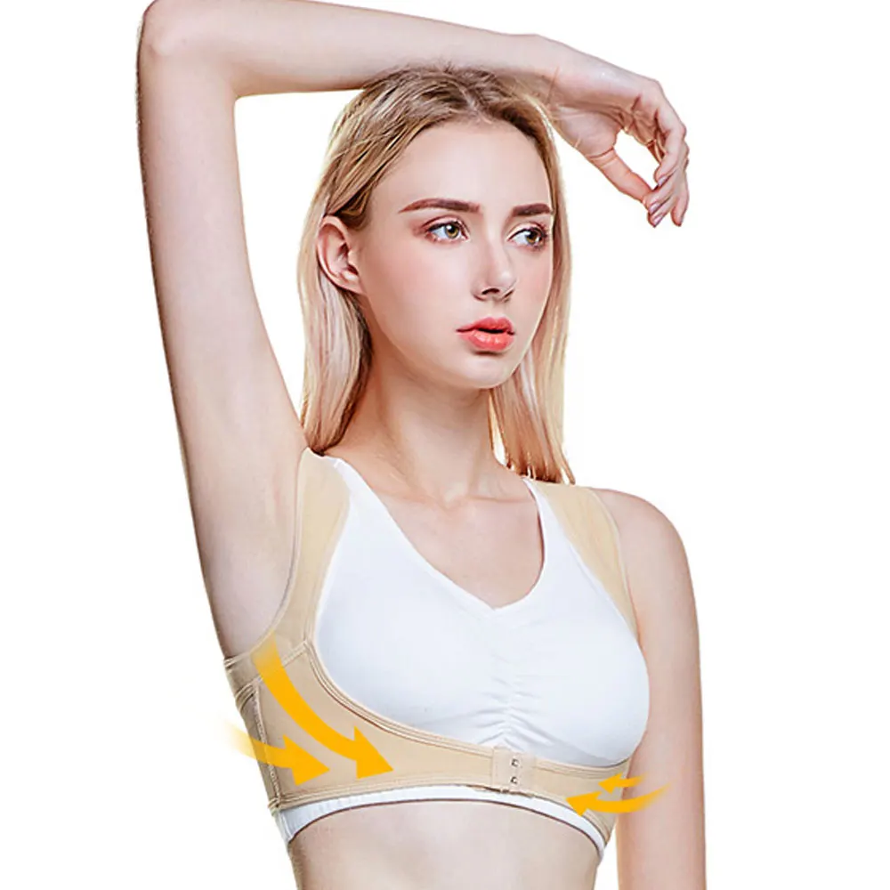 Goede 1Pcs Borst Ondersteunt Brace Up Vrouwen Houding Corrector Vorm Corrector Voorkomen Borst Gebochelde Verslapping Houding Corset Beha Vest