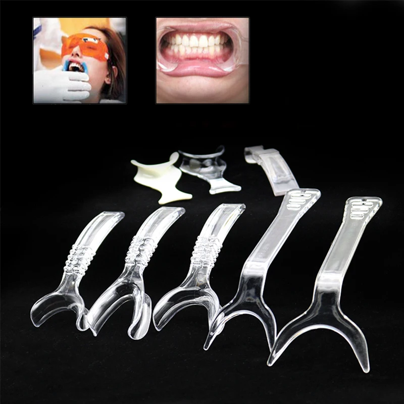 8pcs Dental Tool Y Shape Intraoral Cheek Lip Retractor Opener Single