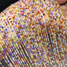 Mixcolors Циркон круглая огранка 2/3/4 мм 1" для бижутерии, материал для рукоделия свободные бусы fppj бусы оптом натуральный драгоценный камень коралл