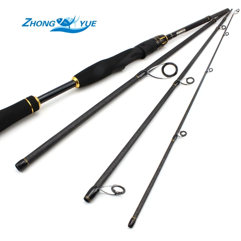 Fishing Rod Spinning Casting Rod 99 Carbon Fiber Telescopic 2.1m Lure