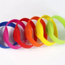 605 шт./лот ISO14443A 13,56 мГц Фудань m1 Фудань S50 RFID силиконовые браслеты индивидуальный Водонепроницаемый Спорт
