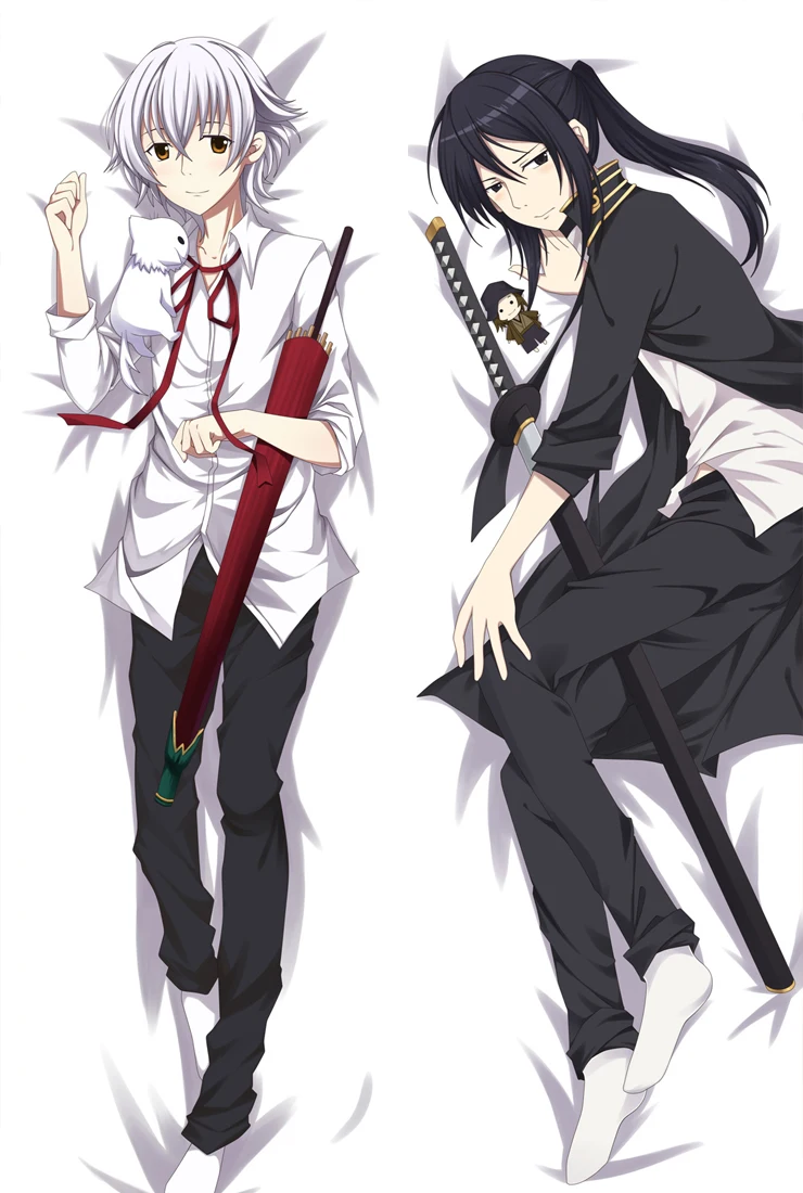 K Project Dakimakura Yatogami Kuroh Anime Hugging Body Pillow Case