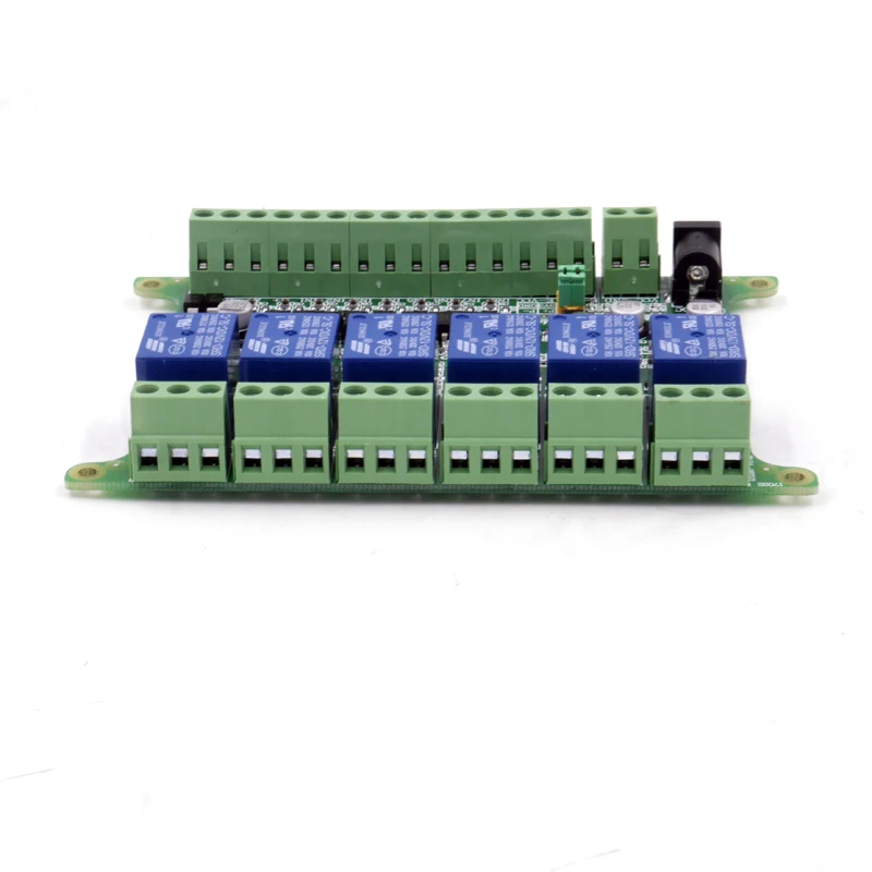 6 релейный модуль CH MODBUS RTU RS485 сетевая плата расширения 8 канальный вход TTL|6 relay