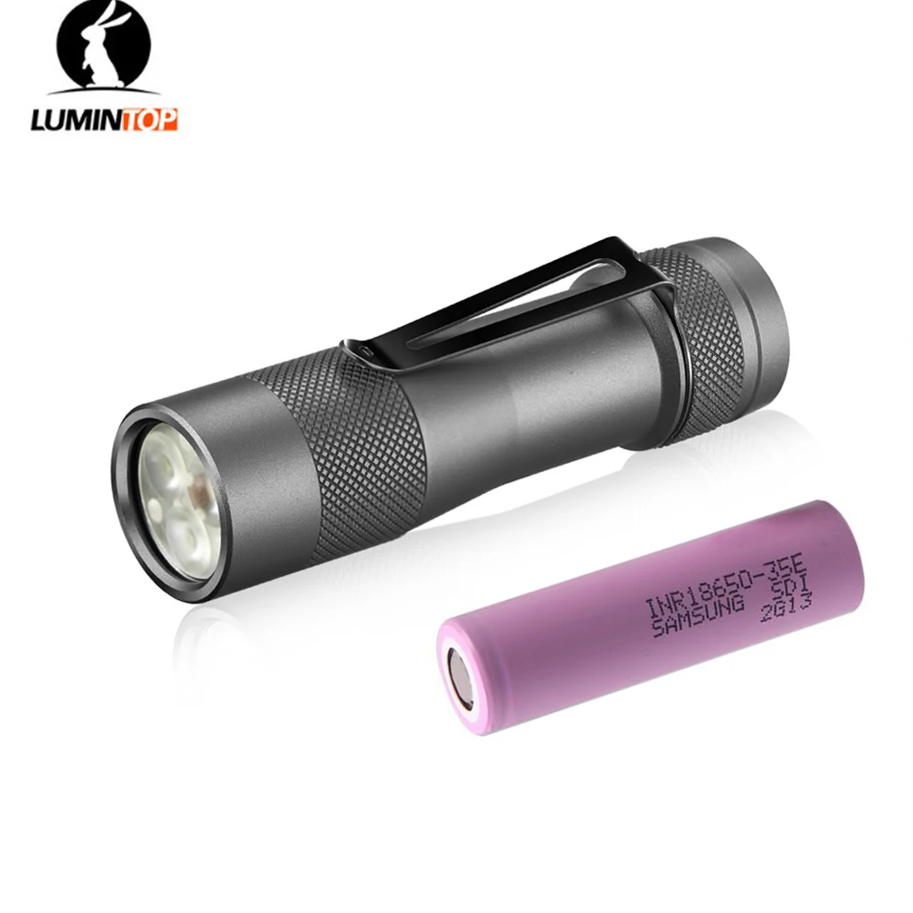 Светодиодный фонарик LUMINTOP FW3A EDC 3 светодиода Cree XP-L Hi/SST20, максимальная дальность луча 2800 люмен, 280 м, фонарь с аккумулятором 18650 3500 мАч, 35E - Испускаемый цвет: FW3A 18650 35E