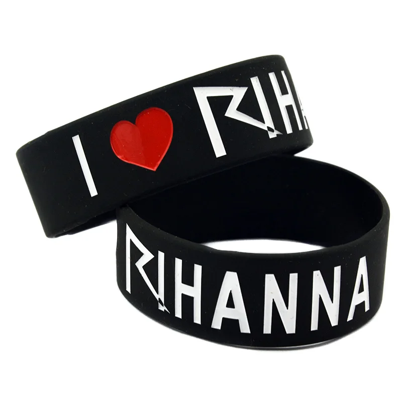 

1PC I Love Rihanna Silicone Wristband for Music Concert