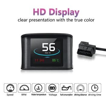 

Accessories Computer Car Speed Projector Digital Speedometer Display Fuel Consumption Temperature Gauge Diagnostic Tool