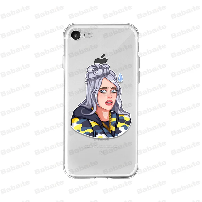 Babaite Billie eilish rainbow blohsh глаза океана Мягкий ТПУ силиконовый чехол для телефона iPhone X 5 5S SE 6 6splus 7 8 Plus XS MAX XR - Цвет: A11