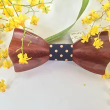 Мужской галстук-бабочка модный Индивидуальный аксессуар геометрический дизайн Твердый хороший деревянный хип-хоп галстук-бабочка для мужчин галстук-бабочка