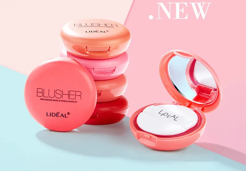 

Multi-functional Cheek Red Blusher Cream Cushion Makeup Moisturizing Face Contour Rouge Foundation Face Cosmetic