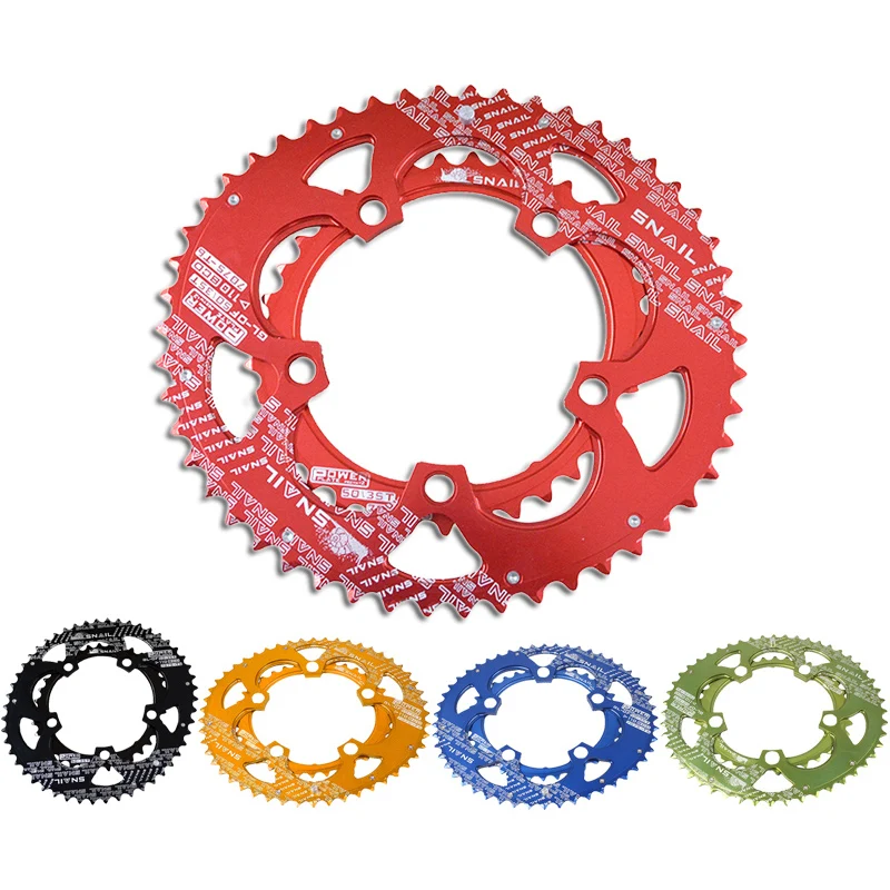 700C Road Bicylcle 110BCD 50 35T Bike 7075 T6 Alloy Oval Chainwheel Kit Ultralight Ellipse Climbing