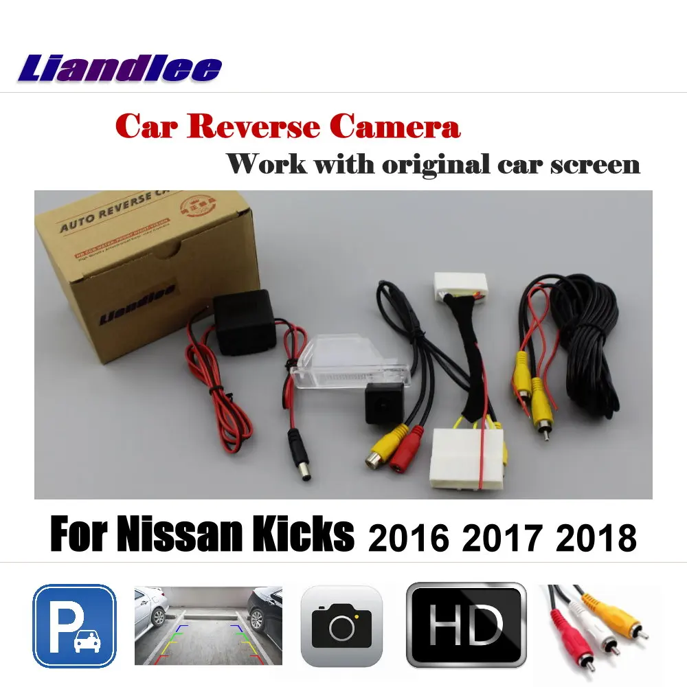 Автомобильная парковочная камера заднего вида для Nissan Kicks 2016 2017 2018 задняя с