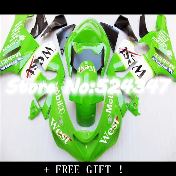 WEST 100NEW fairing kit FOR KAWASAKI NINJA ZX 6R 636 05 06 ZX 6R 05 06 ZX6R 2005 2006 ZX 6R 05