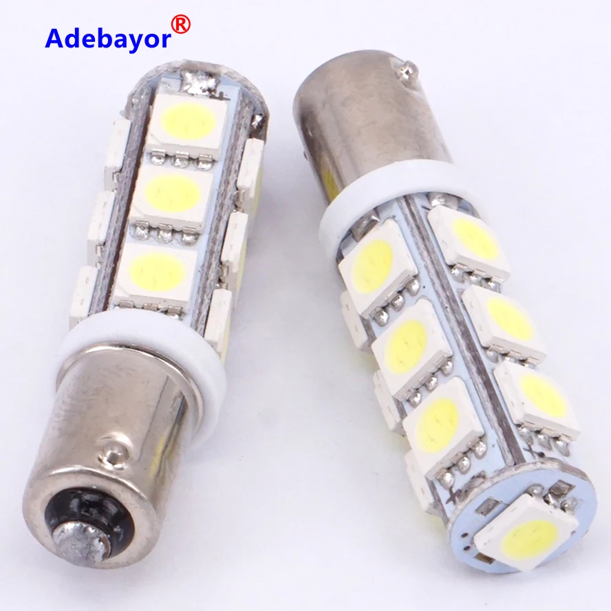 20X Авто BA9S t11 5050 led 13 SMD 6523 1895 W6W T4W светильник 12V рулевой указатель поворота панель