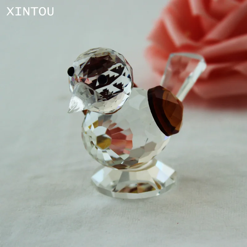 XINTOU K9 мини цельнокроеное платье кристалл Стекло животных Птицы фигурка фея