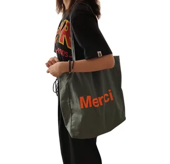 

Fashion Large capacity letter washable cotton cloth bag with simple single shoulder canvas bag shopping bag Message Bag Feminina