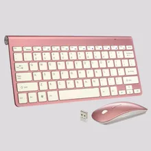 Эргономичная беспроводная клавиатура-мышь 2,4G, ультра тонкая клавиатура и портативная мышь для настольного компьютера, ноутбука, компьютера, Набор клавиатуры