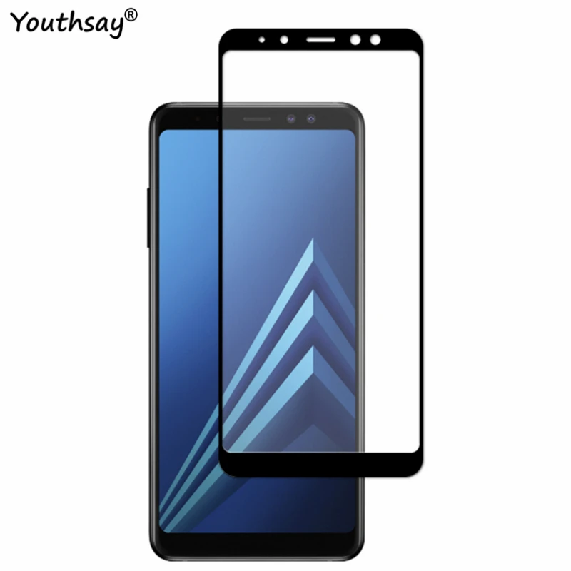 Экран протектор s для samsung Galaxy A8 2018 закаленное стекло на самсунг а8 Стекло Защитная