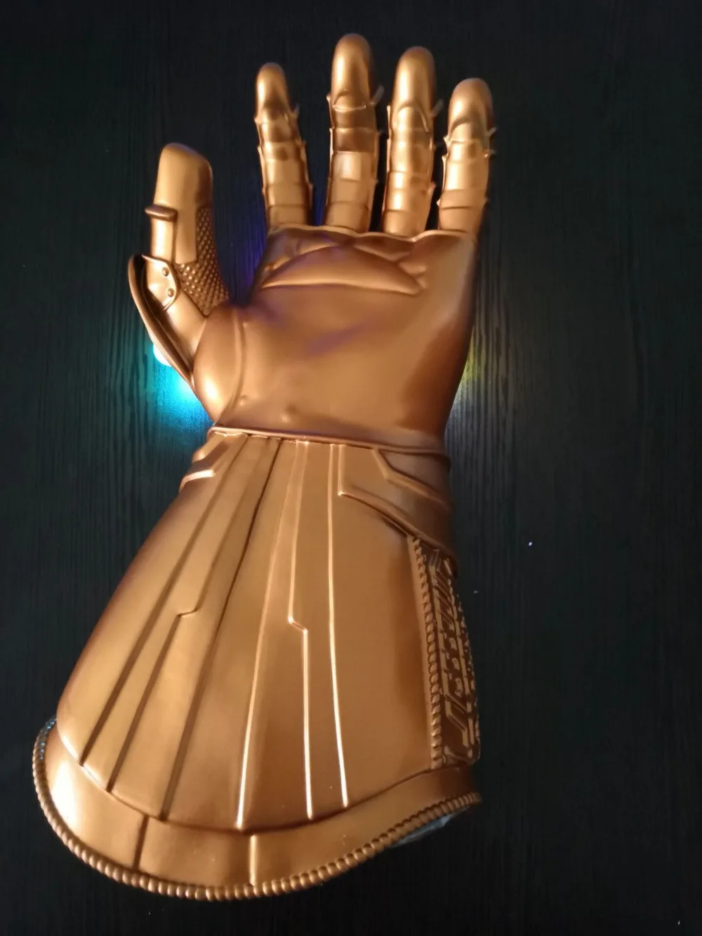 Светодиодный светильник Thanos Infinity Gauntlet Мстители Бесконечность войны косплей светодиодный перчатки ПВХ/латекс фигурка модель игрушки Хэллоуин реквизит