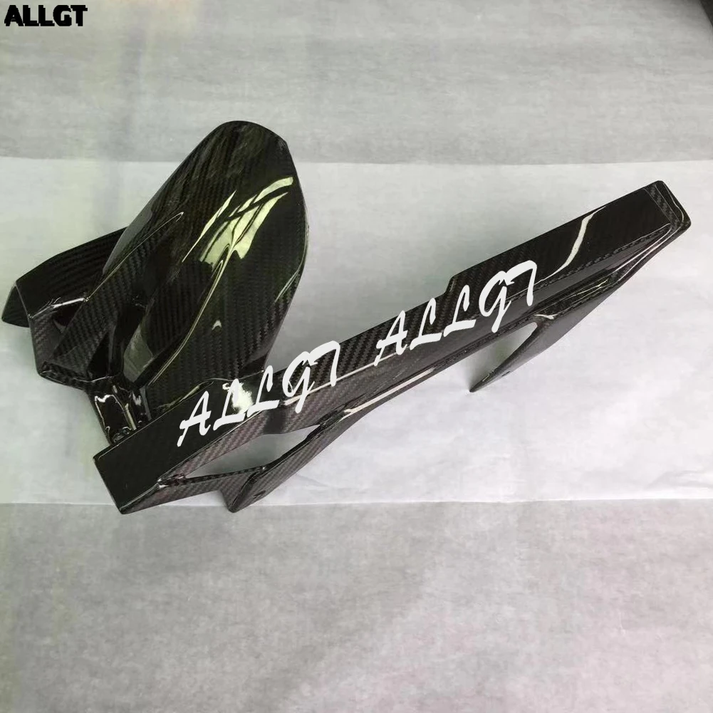 

Motorcycle Carbon Fiber Rear Fender Splash Mud Dust Guard Mudguard fit for Kawasaki Ninja 400 2018