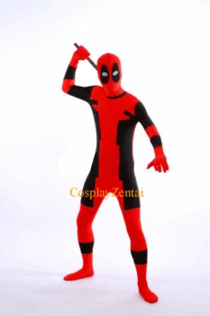 

Freeshipping Spandex Deadppol Cosplay Costume