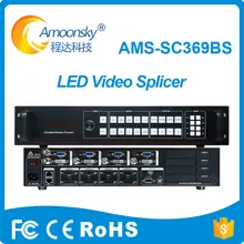 Светодиодный видеопроцессор 8 K SC369BS полноцветный контроллер SDI светодиодный видеопроцессор для Светодиодный уличный дисплей