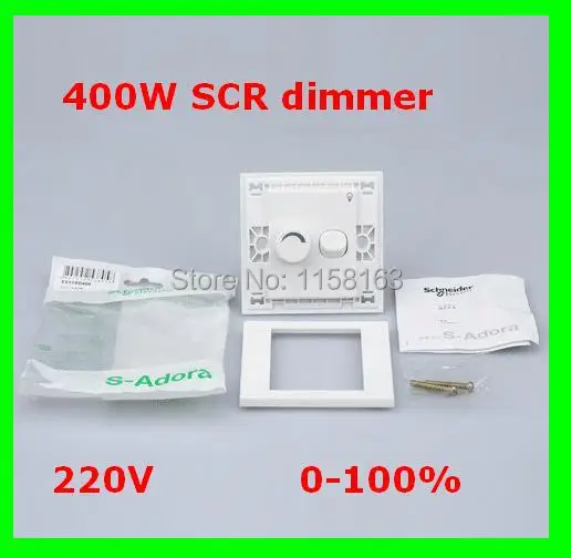 1pcs Schneider Led Lamp Triac Dimmer 400w Single Connection Dimmer