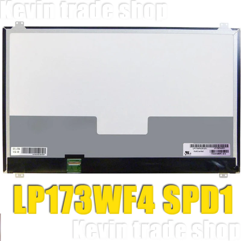 

Free shipping A + LP173WF4 SPD1 LP173WF4 (SP) (D1) IPS 1920 * 1080 30pin LCD LED PANEL LAPTOP SCREEN display matrix