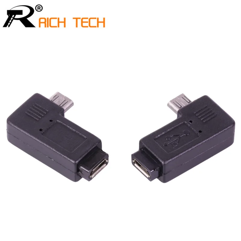 Buy 3pcs 90 Degree Elbow Micro USB male female