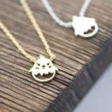 Милое изящное ожерелье с цыпленком Poikasen, ожерелье с кулоном, изысканное Золотое колье-чокер, женская подвеска, подвески 1096